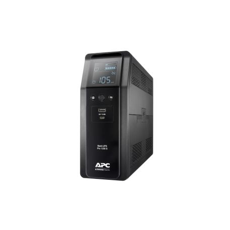 APC Back-UPS Pro BR1200SI - UPS - AC 220-240 V - 720 Watt - 1200 VA - USB - output connectors: 8 - black - 9