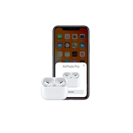 Apple AirPods Pro - True wireless earphones with mic - in-ear - Bluetooth - active noise cancelling - for iPad / iPhone / iPod / TV / Watch - 4