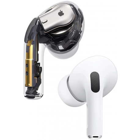 Apple AirPods Pro - True wireless earphones with mic - in-ear - Bluetooth - active noise cancelling - for iPad / iPhone / iPod / TV / Watch - 10