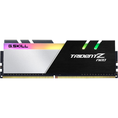 G.Skill TridentZ Neo Series - DDR4 - kit - 32 GB: 2 x 16 GB - DIMM 288-pin - 3600 MHz  /  PC4-28800 - CL18 - 1.35 V - unbuffered - non-ECC - brushed black, brushed aluminium black, powder coated silver - 1