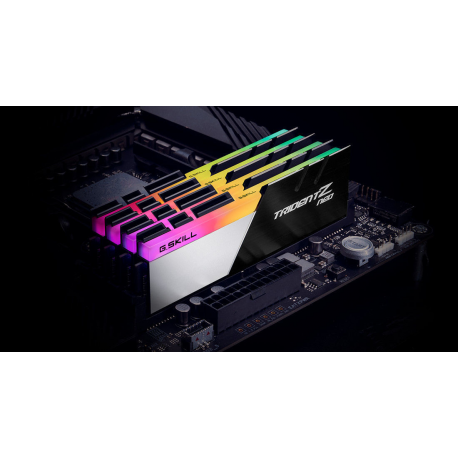 G.Skill TridentZ Neo Series - DDR4 - kit - 32 GB: 2 x 16 GB - DIMM 288-pin - 3600 MHz  /  PC4-28800 - CL18 - 1.35 V - unbuffered - non-ECC - brushed black, brushed aluminium black, powder coated silver - 5