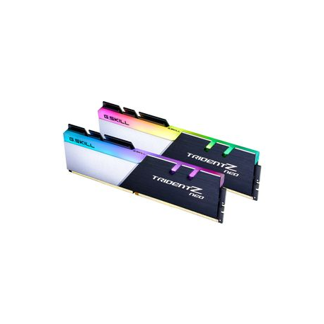 G.Skill TridentZ Neo Series - DDR4 - kit - 32 GB: 2 x 16 GB - DIMM 288-pin - 3600 MHz  /  PC4-28800 - CL16 - 1.35 V - unbuffered - non-ECC - brushed black, brushed aluminium black, powder coated silver - 3