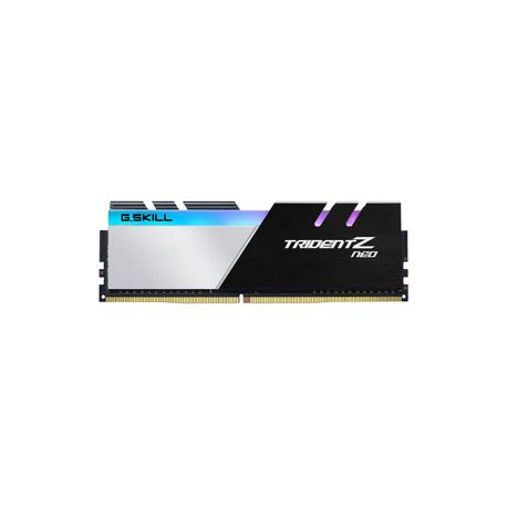 G.Skill TridentZ Neo Series - DDR4 - kit - 32 GB: 2 x 16 GB - DIMM 288-pin - 3600 MHz  /  PC4-28800 - CL16 - 1.35 V - unbuffered - non-ECC - brushed black, brushed aluminium black, powder coated silver - 5