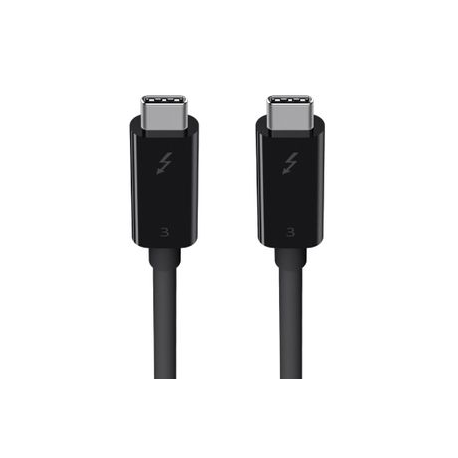 THUNDERBOLT 3 CABLE 40 GBPS 5A (USB-C Thunderbolt 3, 40Gbps, 2m, black)