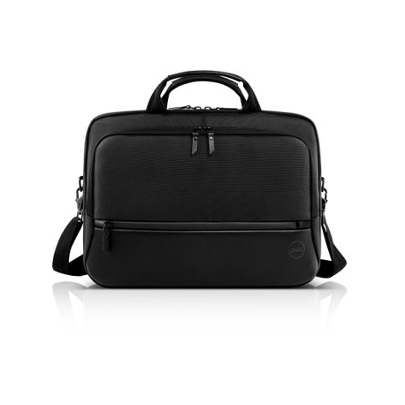 Dell Premier Briefcase 15 - Notebook carrying case - 15" - black with metal logo - for Latitude 54XX, 55XX; Precision 35XX, 55XX, 75XX; Vostro 15 3510, 15 7510; XPS 15 95XX - 14