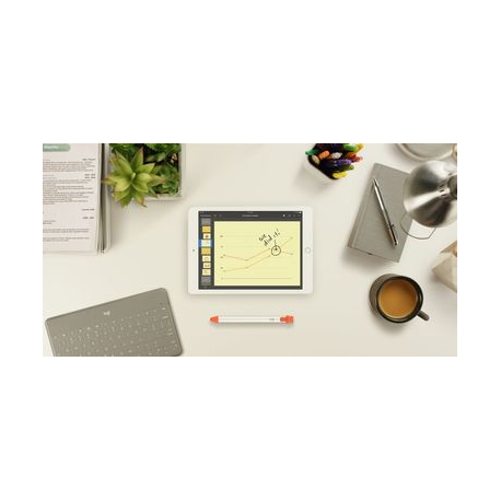 Logitech Crayon - Digital pen - wireless - intense sorbet - 19