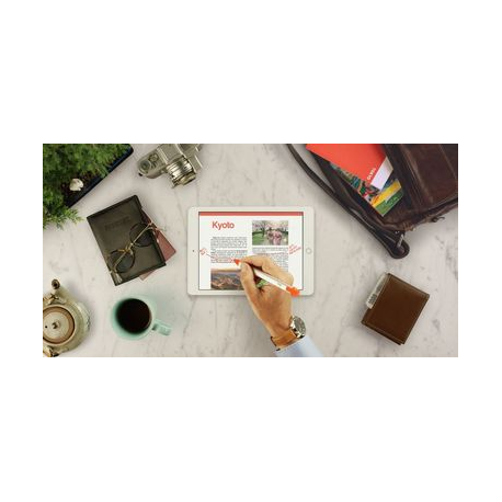 Logitech Crayon - Digital pen - wireless - intense sorbet - 24