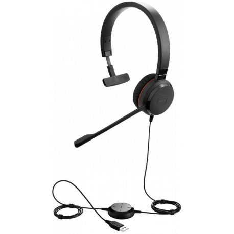 Jabra Evolve 20SE UC mono - Special Edition - headset - on-ear - wired - USB - 2