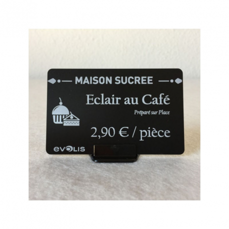 Evolis - Unplasticised polyvinyl chloride (PVC-U) - 30 mil - matte black - 86 x 54 mm 500 card(s) cards - for Evolis Quantum 2 Standard - 2