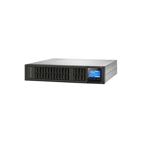PowerWalker VFI 1000C LCD - UPS - 800 Watt - 1000 VA 9 Ah - RS-232, USB - output connectors: 3 - PFC - black - 5