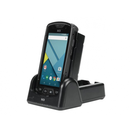 Mobilis PROTECH - Back cover for data collection terminal - black - for M3 SM10, SM15 - 3