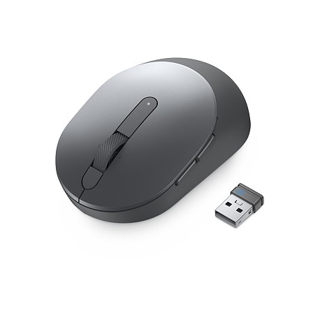 Dell Mobile Pro MS5120W - Mouse - optical - 7 buttons - wireless - 2.4 GHz, Bluetooth 5.0 - titan grey - with 3 years Advanced Exchange Service - 5