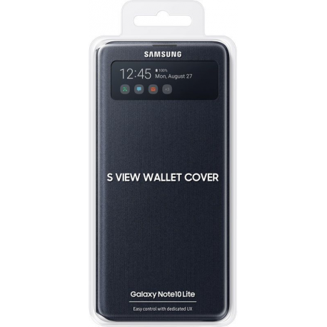 SAMSUNG S View Wallet Cover Galaxy Note10 Lite black