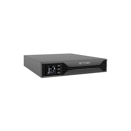 Armac Rack PSW series R/1000I/PSW - UPS (rack-mountable / external) - AC 230 V - 800 Watt - 1000 VA 9 Ah - USB - output connectors: 4 - 2U - 19" - black - 7