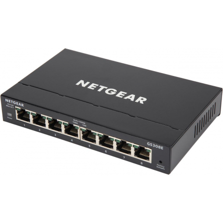 Netgear 8PT GIGE SMART MANAGED PLUS SOHO SWITCH (GS308E)