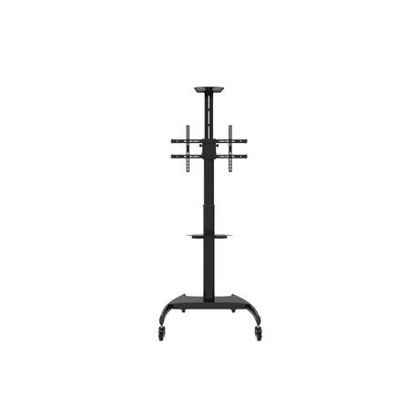 NewStar Mobile Flat Screen Floor Stand (height: 130-162 cm), 37-70", c:Black