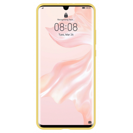 Huawei Case - Back cover for mobile phone - silicone rubber - yellow - for Huawei P30 Pro - 1