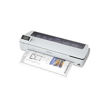 Epson SureColor SC-T5100N - 36" large-format printer - colour - ink-jet - Roll (91.4 cm) - 2400 x 1200 dpi - Gigabit LAN, Wi-Fi(n), USB 3.0 - cutter - 3