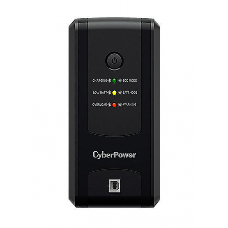 CyberPower UT Series UT850EG - UPS - AC 230 V - 425 Watt - 850 VA - 1-phase - USB - output connectors: 3 - black - 1