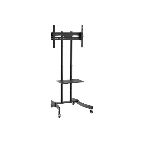 LogiLink Economy - Cart - for flat panel / AV equipment - solid cold pressed steel - screen size: 37"-70" - 1