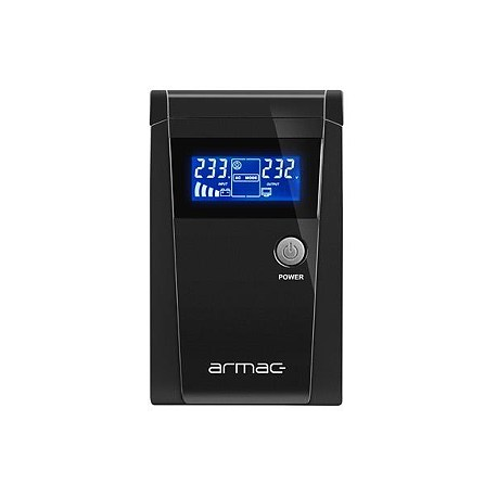 Armac Office O/650F/LCD - UPS - AC 230 V - 390 Watt - 650 VA 7 Ah 7 Ah - USB - output connectors: 2 - 3
