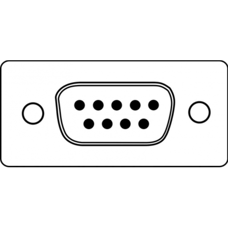 ASSMANN - Serial cable - DB-9 (M) to DB-9 (M) - 2 m - molded, thumbscrews - beige - 1