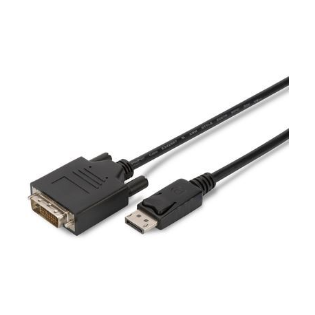 ASSMANN - DisplayPort adapter - dual link - DisplayPort (M) to DVI-D (M) - 1 m - 3