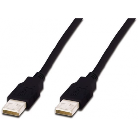 ASSMANN - USB cable - USB (M) to USB (M) - 3 m - molded - black - 2
