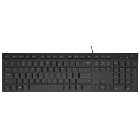Dell KB216 - Keyboard - USB - QWERTY - US International - black - for Inspiron 3459; Latitude 3480, 3580; Vostro 3905 - 2