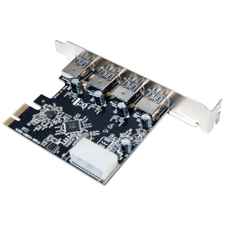 Logilink PCI-Express card, 4 x USB 3.0, VIA chipset