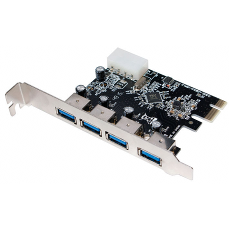 Logilink PCI-Express card, 4 x USB 3.0, VIA chipset