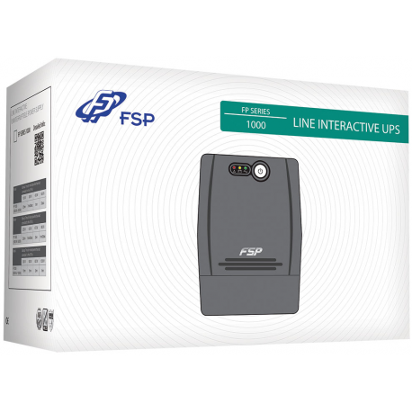 Fortron FSP UPS FP-1500/ 1500VA, 900W/ AVR/ 4 Schuko Output Sockets/ 312J Surge Protection