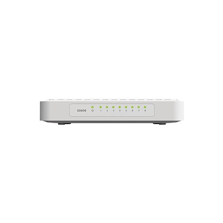 Netgear 8-PORT GIGABIT ETHERNET SWITCH (The NETGEAR 8-Port Gigabit Ethernet Switch provides an ideal Gigabit Ethernet connection