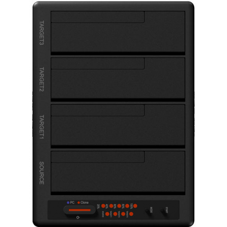 Raidsonic Icy Box Docking and Clone Station for 4x 2.5'' & 3,5'' HDD SATA, USB 3.0, JBOD