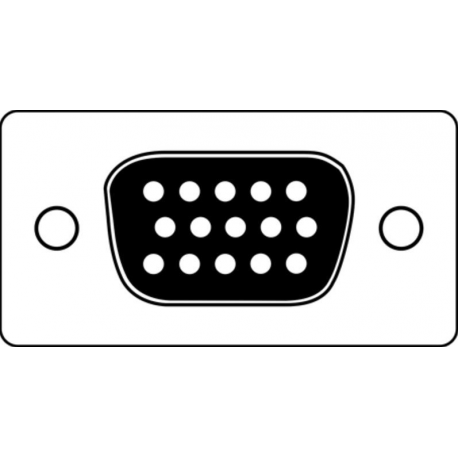 ASSMANN - DisplayPort adapter - DisplayPort (M) to HD-15 (VGA) (F) - 15 cm - molded - black - 1