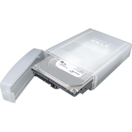 Raidsonic Icy box 3,5" Hard drive protection box Anti-Shock, Dust free, Stackable