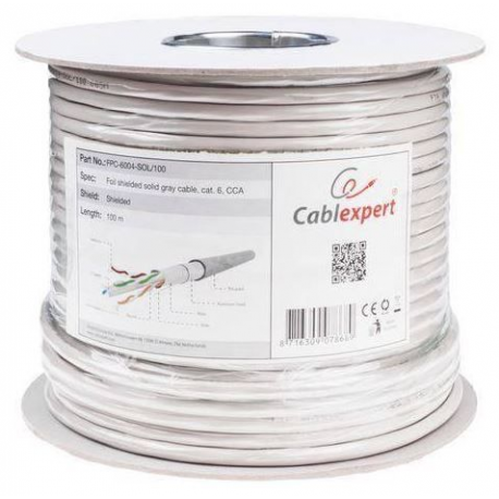 Gembird - Bulk cable - 305 m - FTP - CAT 6 - solid - grey - 2