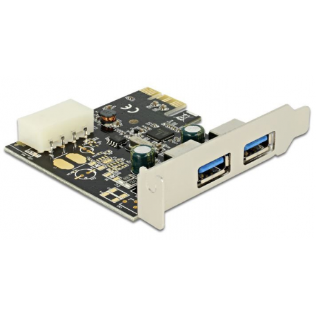 DeLock PCI Express card > 2x USB 3.0 - USB adapter - PCIe - USB 3.0 x 2 - 7