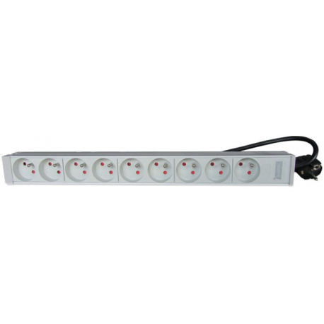 Catlink Assmann 19'' outlet strip, 9 outlets