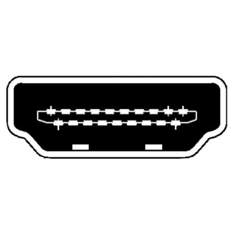 DIGITUS - Adapter - Mini DisplayPort male to HDMI female - 15 cm - double shielded - white - 2