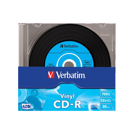 VERBATIM CD-R DATA VINYL-LOOK 10-PACK-JE