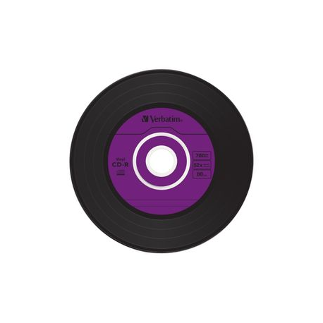 VERBATIM CD-R DATA VINYL-LOOK 10-PACK-JE