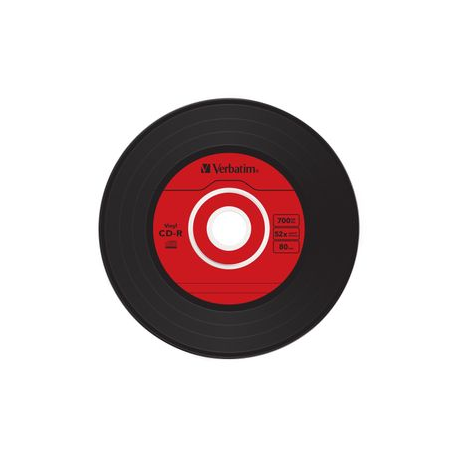 VERBATIM CD-R DATA VINYL-LOOK 10-PACK-JE