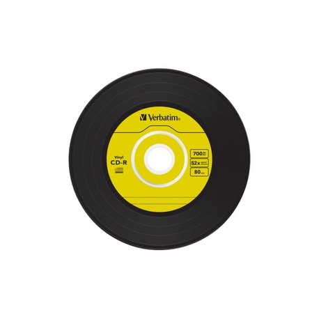 VERBATIM CD-R DATA VINYL-LOOK 10-PACK-JE