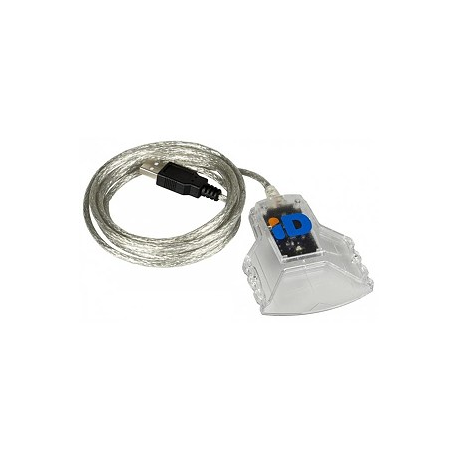 Thales IDBridge CT30 - SMART card reader (Tracks 1, 2, 3 & 4) - USB 2.0 - crystal transparent - 1