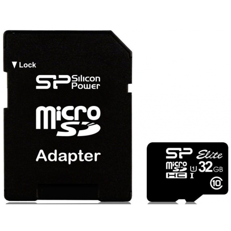 Silicon Power 32GB, MICRO SDHC UHS-I, SDR 50 mode, Class 10, with SD adapter