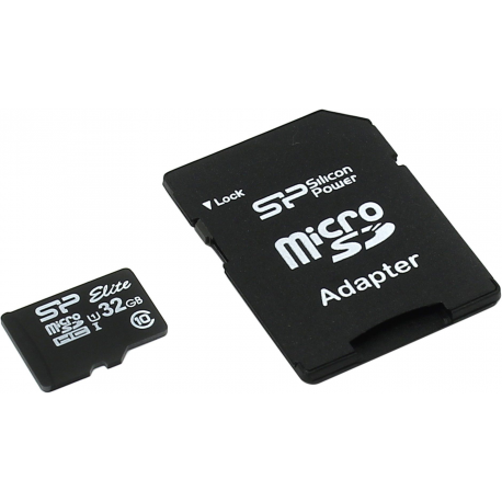 Silicon Power 32GB, MICRO SDHC UHS-I, SDR 50 mode, Class 10, with SD adapter