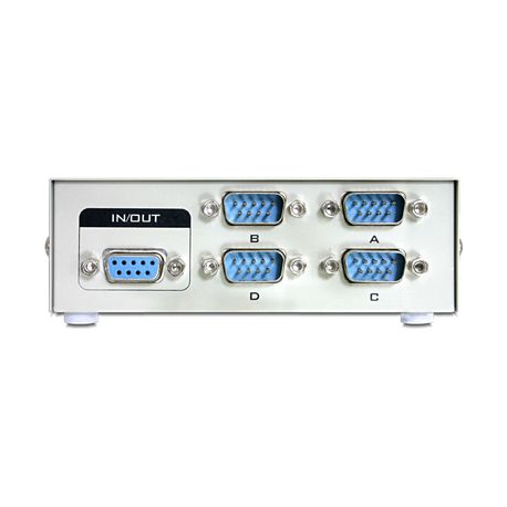 DELOCK SWITCH 4-port RS-232 manuell