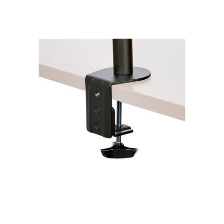 StarTech.com Desk Mount Dual Monitor Arm, Desk Clamp  /  Grommet VESA Monitor Mount for up to 32 inch Displays, Ergonomic Articulating Monitor Arm, Height Adjustable / Tilt / Swivel / Rotating - Space-saving Design (ARMDUAL2) - Mounting kit - for 2 monitors (adjustable arm) - steel - black - screen size: 13"-32" - desk-mountable - 7
