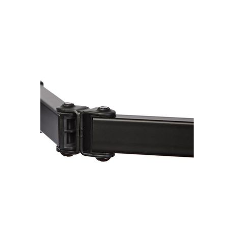 StarTech.com Desk Mount Dual Monitor Arm, Desk Clamp  /  Grommet VESA Monitor Mount for up to 32 inch Displays, Ergonomic Articulating Monitor Arm, Height Adjustable / Tilt / Swivel / Rotating - Space-saving Design (ARMDUAL2) - Mounting kit - for 2 monitors (adjustable arm) - steel - black - screen size: 13"-32" - desk-mountable - 8